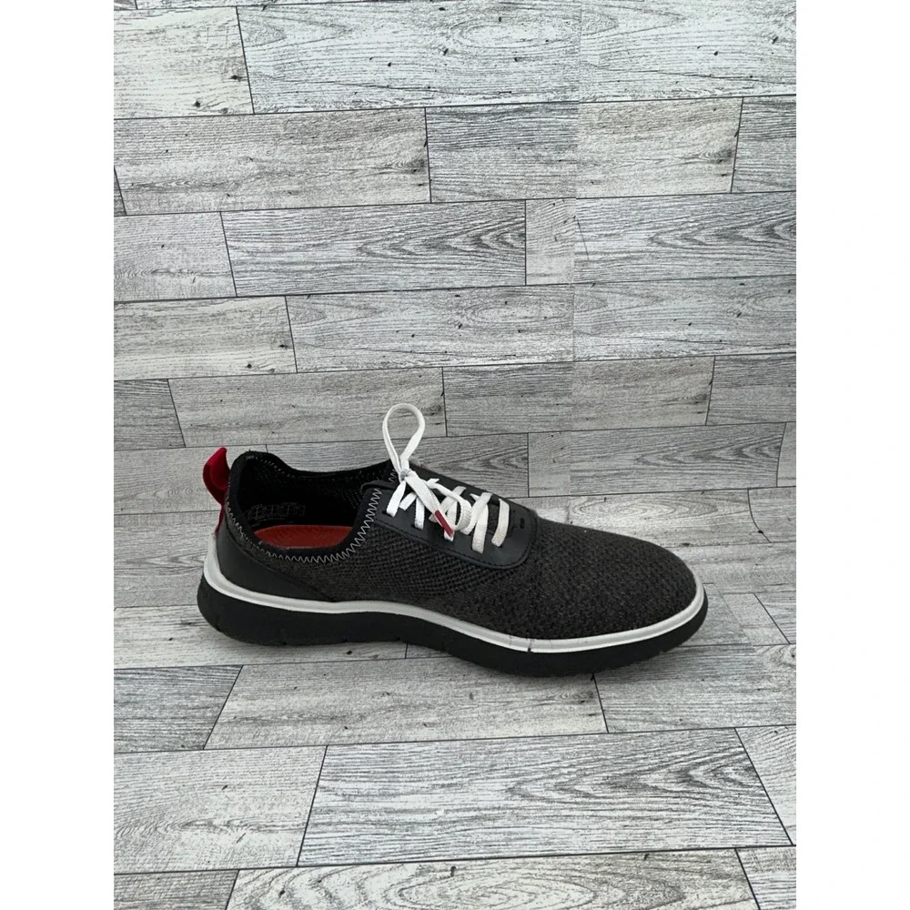 Cole Haan Zerogrand Men Sz 10.5‎ Charcoal Grey Knit Oxford Sneakers C31402